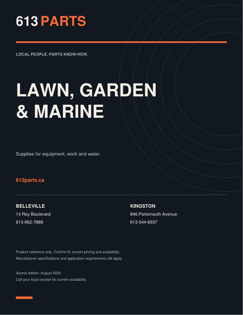 613 Parts Lawn, Garden & Marine guide