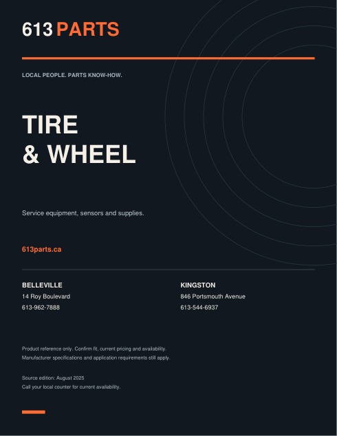613 Parts Tire & Wheel guide